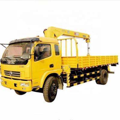 China 4X2 5tons Telescopic Truck Mounted Crane Outdoor Lifting Salvage Operation Te koop