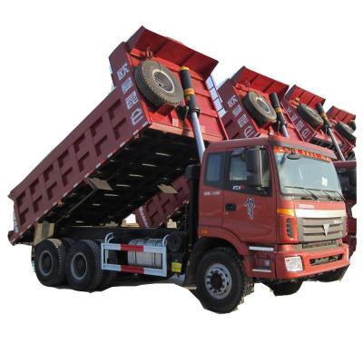 China Foton 8x 4 80t Tipper Dump Truck 6x4 10 Wheels Manual Flat High Roof  21- 30t for sale