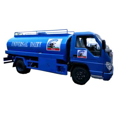 China Foton 5000 Liters Milk Tank Truck 5cbm 150 - 250hp Automatic Stainless Steel Te koop