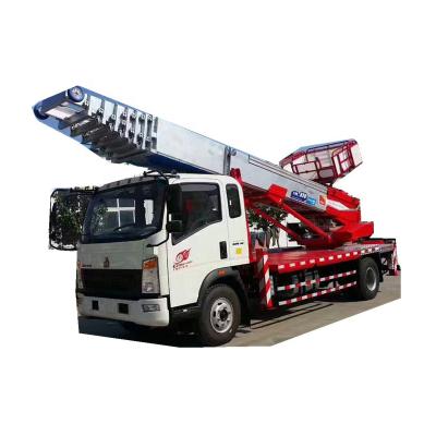 China Rhd/Lhd Sinotruk Aerial Platform Truck 4x2 16m High Altitude Operation for sale