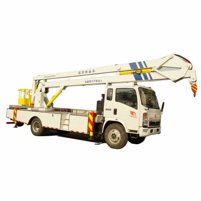 China Sinotruk HOWO 6 Wheels 16m, 18m Aerial Bucket Truck 22m High Altitude Operation truck for sale