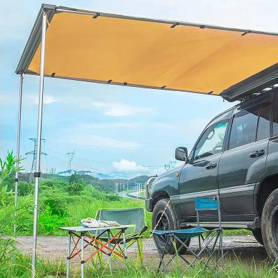 China Extended Type Outdoor Side Awning Heavy Duty Campervan Car Tent 4x4 4wd Car Side Pop Up Awning for sale