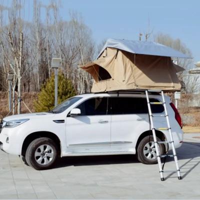 China Factory Sale Straight Bracing Type Soft Shell 2023 New Camping Waterproof Roof Top Land Tents for sale