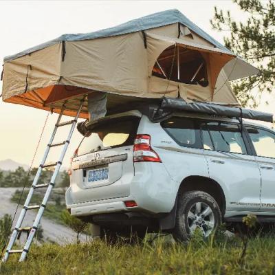 China Straight Bracing Type Cheapest Extended Soft Roof Top Tent For Motorhome Rooftop Tent 3-4 Person For Sale for sale