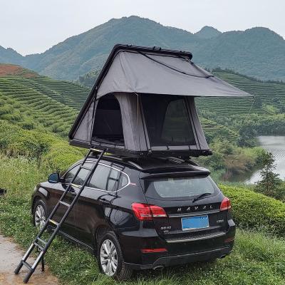 China Top Hard Shell Aluminum Hard Shell Roof Outdoor Roof Tent Extended Type 2 Person for sale