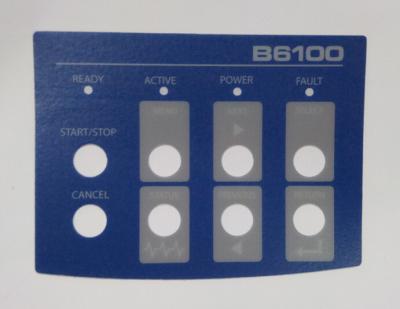 China Custom Flat Membrane Switch Overlay , Instrument Panel Sticker for sale