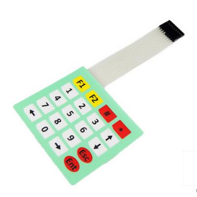 China Flexible Tactile Flat Membrane Switch With Antone And RAL Color Matching System for sale