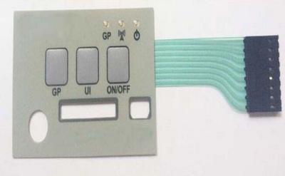 China Professional PET / PC Push Button LED Membrane Switch Keypad for sale