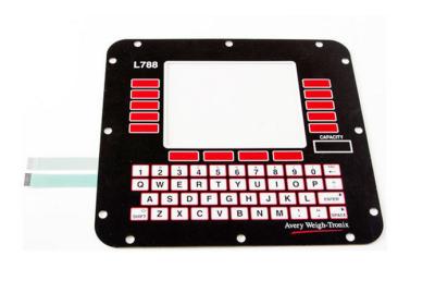 China Stainless Steel Dome 3M Adhesive Membrane Switch Keyboard For Home Appliance for sale