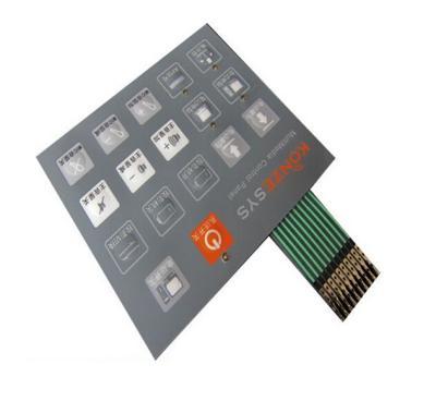 China Heat Resistant / Waterproof Membrane Switch And Panel With 3M Adhesive for sale