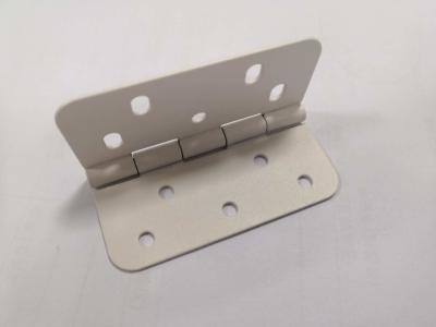 China Customer Designed Stamping Parts Hinge ,Spcc hinge with white powder coating for sale