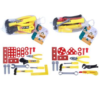 China Eco - Friendly Promotional Gift Kids Plastic Toy Tool Set Tool Kit for sale