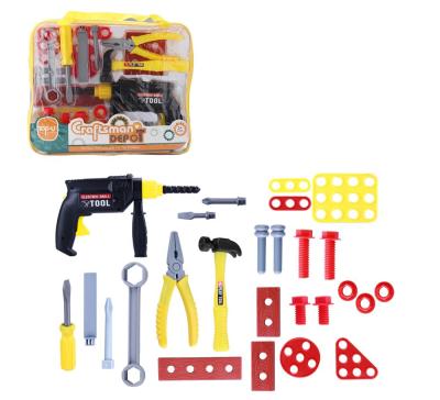 China Toy New Arrival Repair Set Electronic Series Tool Kit Plastic Toy for sale