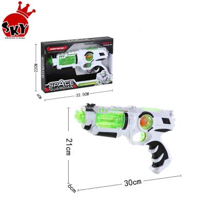 China Electronic Toy Kids Toys Multifunctional Electronic Toy Stunt Gun with Light and Sound for sale