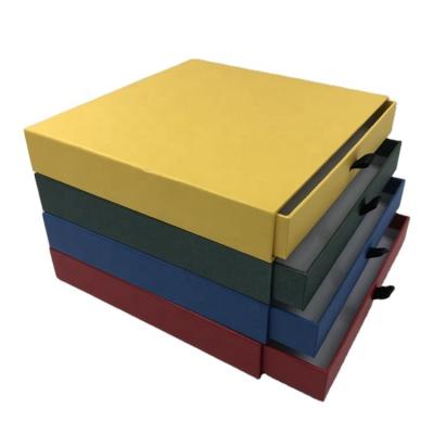 China Recyclable Wholesale Cheap Custom Cardboard Underwear Box Kids Clothing Paper Packaging Drawer Box for sale