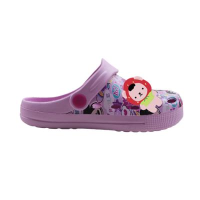 China Round Girls' EVA Summer Sandals, Slippers -- 3D Printing Kids Clogs Children's Sports Shoes Wholesale Garden Shoes For Kids for sale