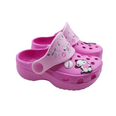 China Cute Children Round Clogs, Girl's Summer EVA Sandals, Slippers, Wholesale Big Ear Style Garden Shoes For Kids for sale