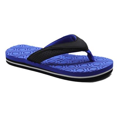 China Summer Embossed Beach Flip Flop , Various Design Round Slide Boys' Customized Soft EVA Unique Slippers for sale