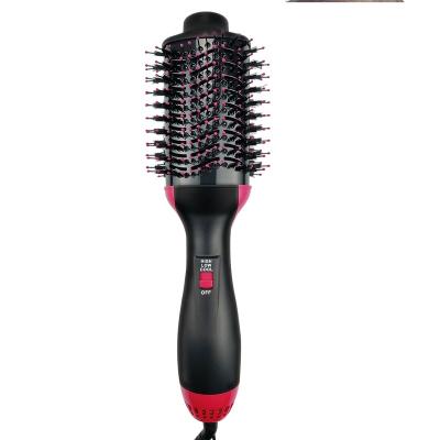 China Hot Straightener Meinuo Airbrush Black And Pink Hair Dryer Brush Comb for sale