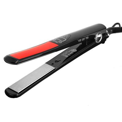 China Fast Warming Personal Logo And Package High Quality 1 Inch Plate Hair Straightener Brush for sale