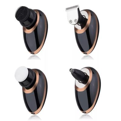 China 4 In 1 Rechargeable Nose Hair Beard Eyebrow Trimmer Women Electric Hair Remover Device Lady Skin Care Tool for sale