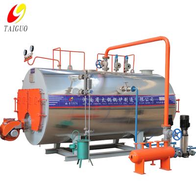 China Horizontal Fully Automatic Fuel Steam Boiler Gas And Oil Boiler For Animal Feed Industry for sale