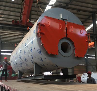 China WNS Horizontal Efficient Oil Boiler 2ton Per Hour Horizontal Steam Boiler for sale