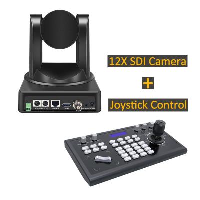 China Video Conferencing Full HD 1080P 12X Zoom CMOS IDS LAN IP Network Recording System Ptz Video Conferencing Camera With Joystick Controller for sale