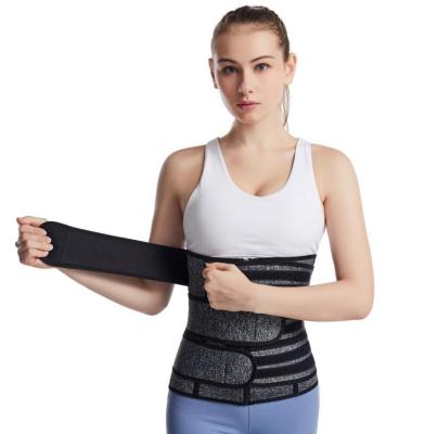 China Various Features Dual Compression Sweat Bands Latex Shaper Belt Waist Wrap Waist Trainer Slimming Belt for sale