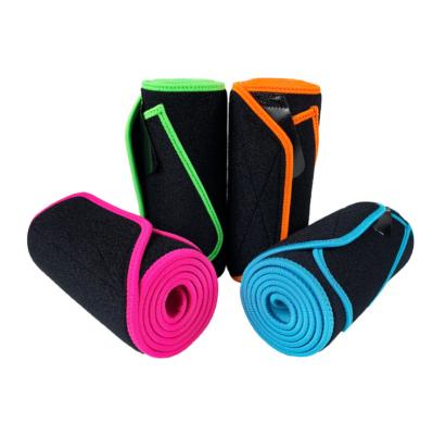 China Universal Printed Waist Trainers With Logo Slimming Belt Support Home Gym Equipment Neoprene Waist Trainer for sale