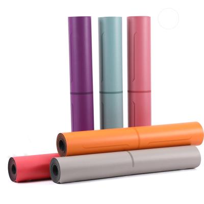 China 183*61cm Soft Popular Hot Colorful PU Yoga Mat For Outdoor Body Fitness for sale