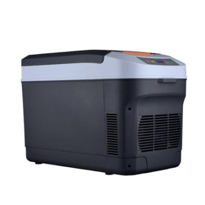 China Ultra Quiet ABS 22L Car Refrigerators Car Cooler Mini Refrigerators Freezer Cooling Heating Box Refrigerator Home Outdoor for sale