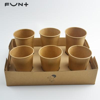 China Food Paper Coffee Cup Holder For 6cups Paper Holder Takeout Holder for sale