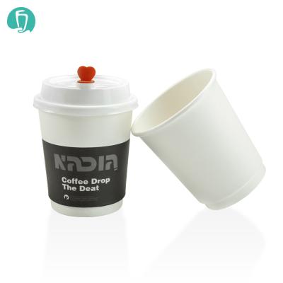 China Quality Disposable White Cheap Price Double Wall 8oz Printable Tea COFFEE Customize Printing Paper Cup for sale