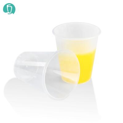 China 360ml Single Wall Custom 12oz Injection Plastic Food Grade Milk Tea Hot Cold Drinks Plastic Clear Frosted Coffee Mugs for sale