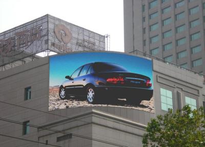 China High Contrast outdoor led advertising screens Real full color Led display 20mm Pixels for sale