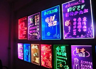 China WiFi RGB illuminated LED Writing Board outdoor scrolling led sign advertising for sale