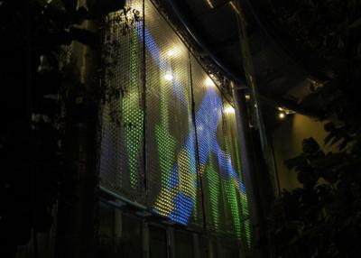 China SMD P40 light flexible mesh LED Curtain Display Screen Boards Full Color in disco for sale