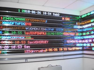 China Variable message programmable scrolling LED sign outdoor billboard text banner for sale