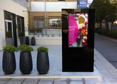 China Floor standing digital signage outdoor LCD advertising Screen with WIFI , 3G network for sale