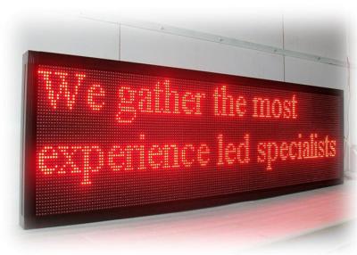 China Electronic programmable Outdoor LED Signs for business Red , Green color for sale