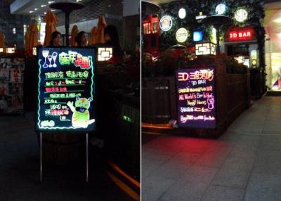 Chine Conseil d'écriture instantané LED de menu de magasin avec la surface arcylic pour annoncer 60×80cm à vendre