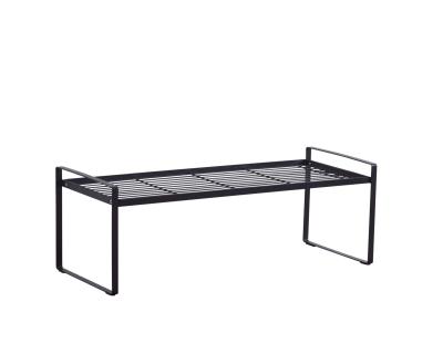 China Black Recyclable Iron Art Medium Seasoning Rack Fashionable Kitchen Newcomer Iron for sale