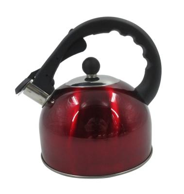 China Household Low Price Plastic Stainless Steel 2.5L Whistling Kettle Good For Household for sale