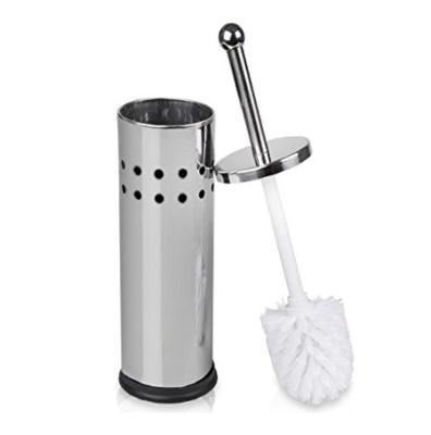 China Creative Toilet Bathroom Toilet Brush Stainless Steel Bathroom Toilet Brush With Holder for sale