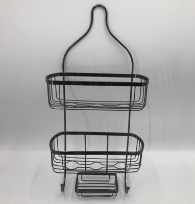 China Best Brand Modern Wholesale High Quality Nickel Plated Metal Wire Shower Caddy For Bathroom for sale