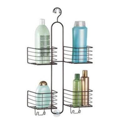 China Newest Modern Durable Metal Wire Powder Coating Bathroom Shower Caddy For Bathroom for sale