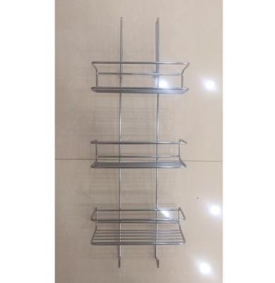 China Modern Factory Household Good Reputation Custom 304 Stainless Steel Wire Overdoor Shower Trolley For Bathroom for sale