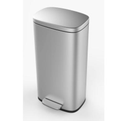 China Wholesale Classic SS 410 Stainless Steel Durable 50L Indoor Sustainable Garbage Bin Stocked Stainless for sale