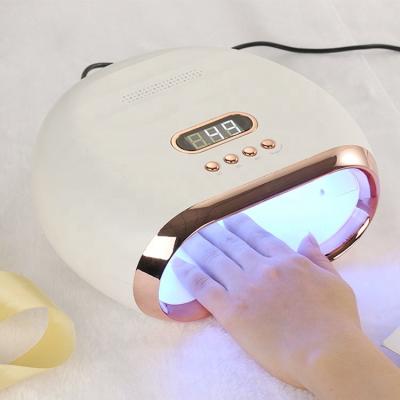 China 4 Timer LED UV Nail Lamp 72W With Customized Bead CE ROHS Approved 215*185*90mm for sale